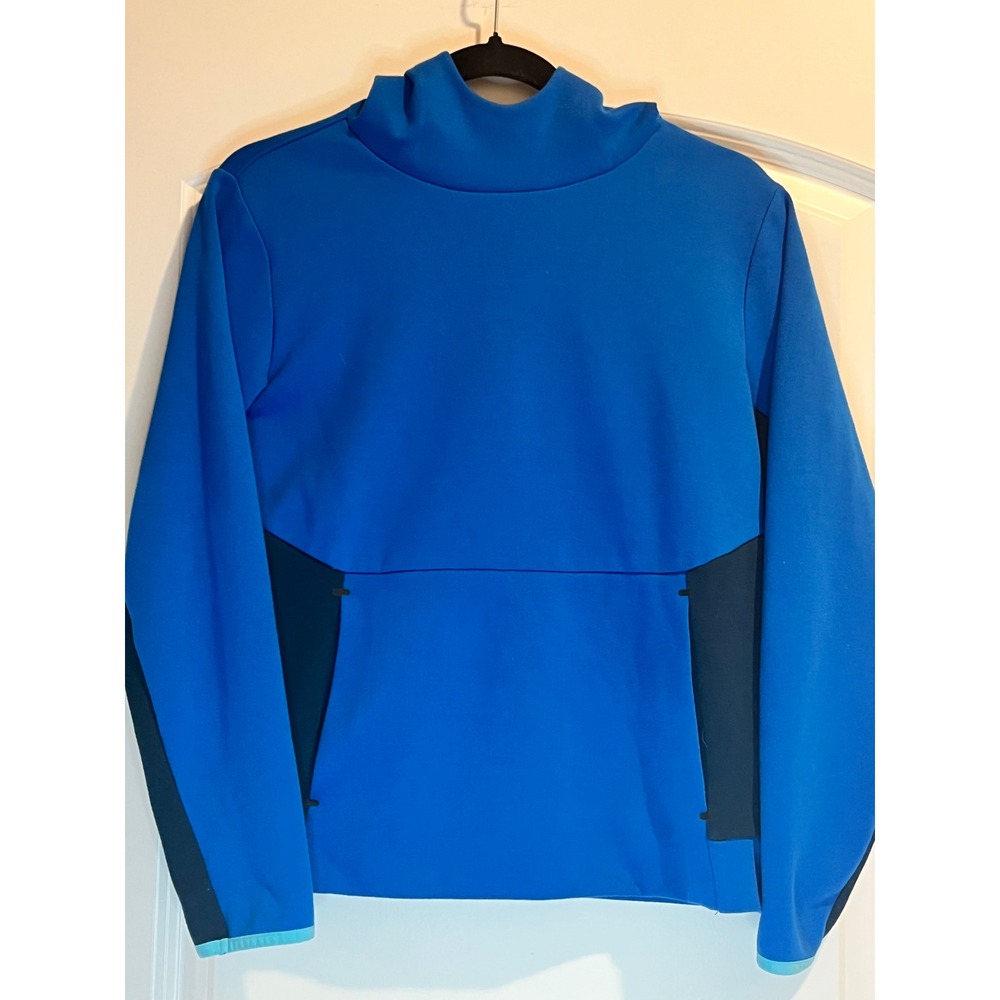 Tek Gear Boys Blue Scuba Hoodie Active Performance Sweatshirt L 14/16